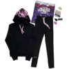 Conjunto SYNA Invierno "Negro/Rosa" + ACCESORIOS Algodón Real