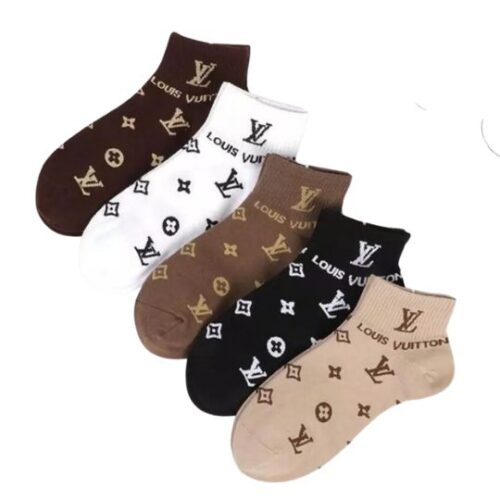 Pack 5 pares Calcetines LOUIS VUITTON L/V «Algodón» PREMIUM