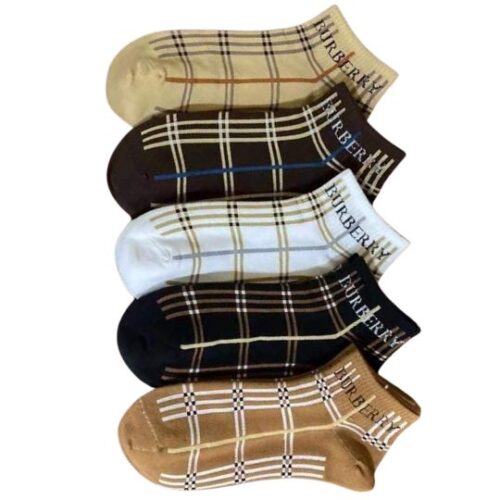 Pack 5 pares Calcetines BURBERRY «Algodón» PREMIUM - Imagen 2