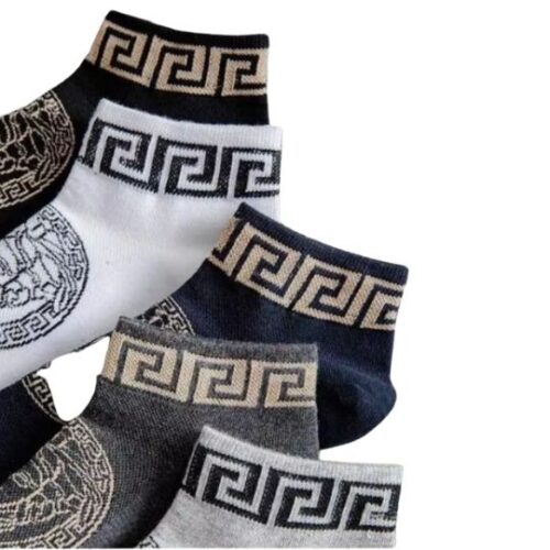 Pack 5 pares Calcetines bajos VERSACE «Algodón» PREMIUM - Imagen 2
