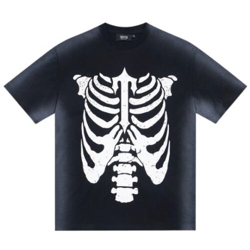 Polera TRAPSTAR Manga Corta "Blanca/Negra" - "White/Black" - Imagen 4