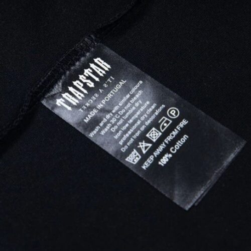 Polera TRAPSTAR Manga Corta "Blanca/Negra" - "White/Black" - Imagen 8