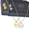 Set Collar y Aros MICHAEL KORS MK — Dorado Plateado