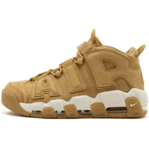 Nike Air More UPTEMPO "Quilted Wheat Gum Light Brown" Cafe Claro Beige Marron