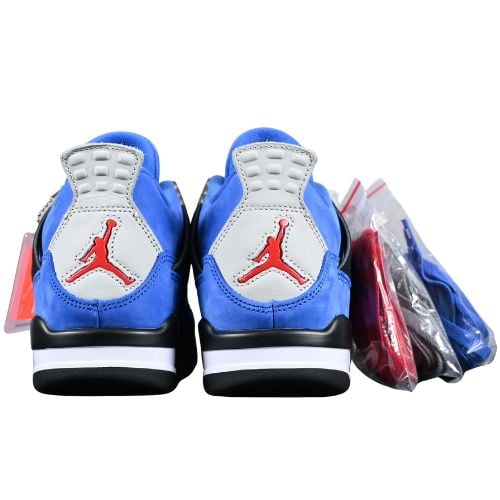 Alternative view of Air Jordan Retro 4 "Eminem Encore" Azul Negro