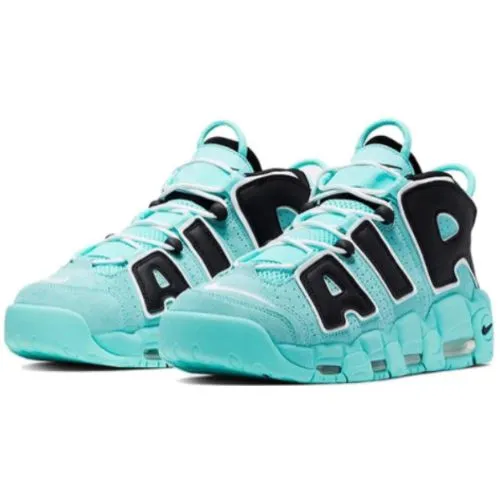 Alternative view of Nike Air More UPTEMPO "Aqua Blue" Celeste Negro