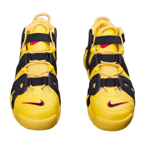 Alternative view of Nike Air More UPTEMPO "Bruce Lee" Yellow Black Amarillo Negro