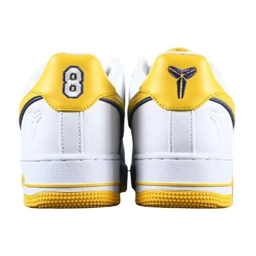 Alternative view of Kobe Bryant x Air Force 1 Low "Lakers Home" Blanco Amarillo