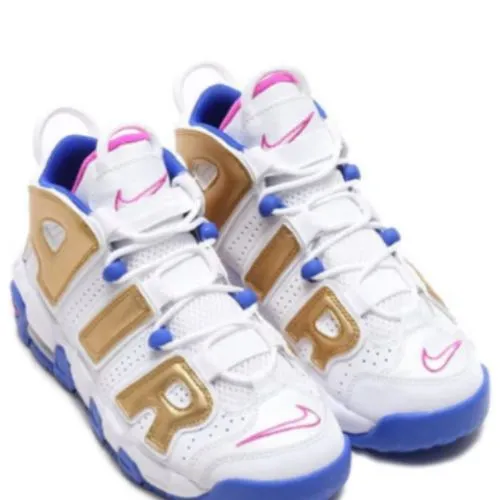 Alternative view of Nike Air More UPTEMPO "Peanut Butter & Jelly" Blanco Dorado Rosa