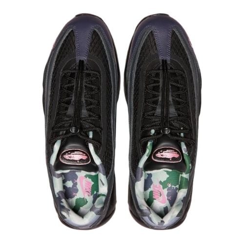 Alternative view of Corteiz x Air Max 95 SP "Rules the World - Pink Beam" Negro Rosa