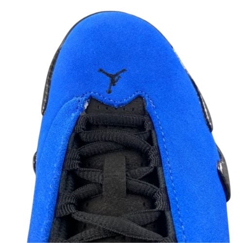 Alternative view of Air Jordan Retro 14 “Challenge Blue Ferrari” Azul