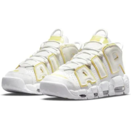 Alternative view of Nike Air More UPTEMPO "Light Citron" Blanco Amarillo