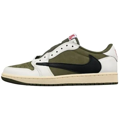 Travis Scott x Jordan Air Jordan 1 Low “Medium Olive” Verde Blanco