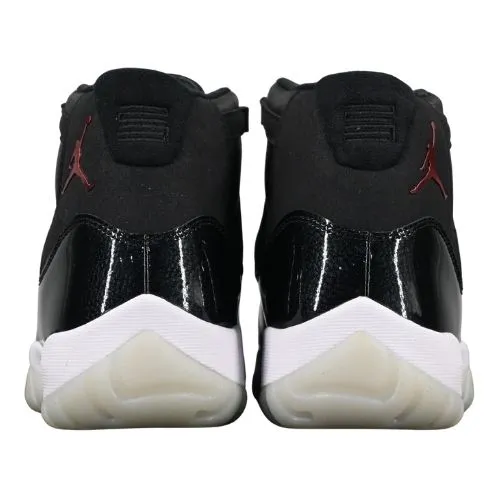 Alternative view of Air Jordan Retro 11 "72-10" Negro Blanco Rojo