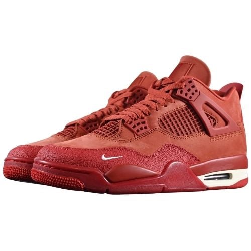 AIR JORDAN RETRO 4 "Bike 4 Triple Red Suede" ROJA