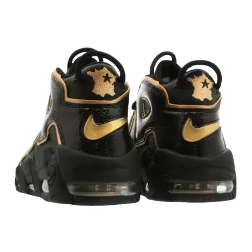 Alternative view of Nike Air More UPTEMPO 96 "France" Negro Dorado