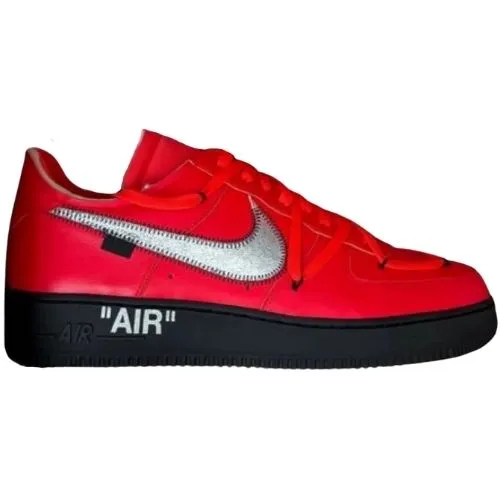 Off-White x Nike Air Force 1 Low "CRIMSON " White Red University Red