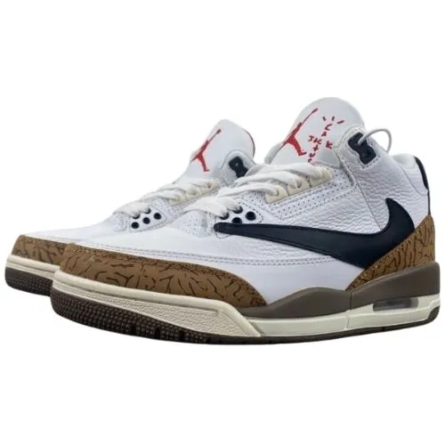 Air Jordan Retro 3 "Travis Scott" Blanco Tigre