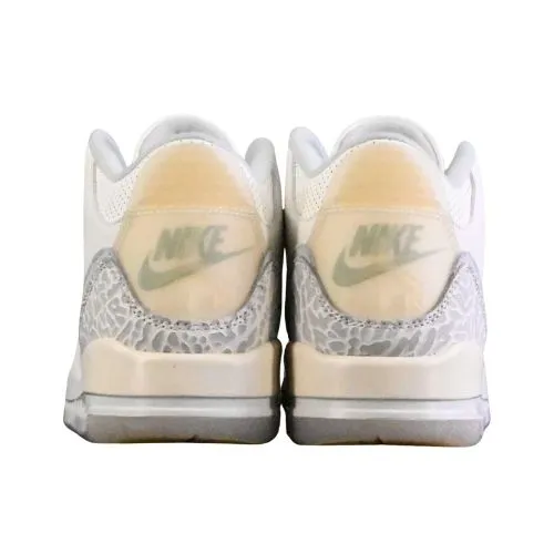 Alternative view of Air Jordan Retro 3 "Lvory" Blanco