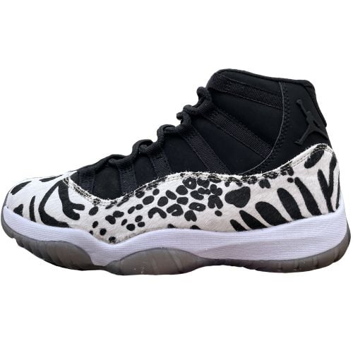 Air Jordan Retro 11 "Animal Print Instint" Black White Negro Blanco