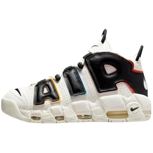 Nike Air More UPTEMPO "Trading Cards Primary Colors Scottie" White Black
