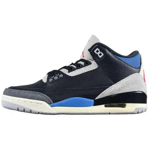 Air Jordan Retro 3 "Rare Air" Negro Azul Rojo