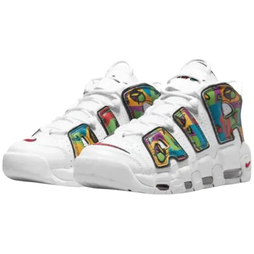 Alternative view of Nike Air More UPTEMPO "Peace Love Swoosh" Paz Amor