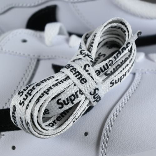 Alternative view of Nike Air Force 1 Low x SUPREME "Box Logo - White Black"