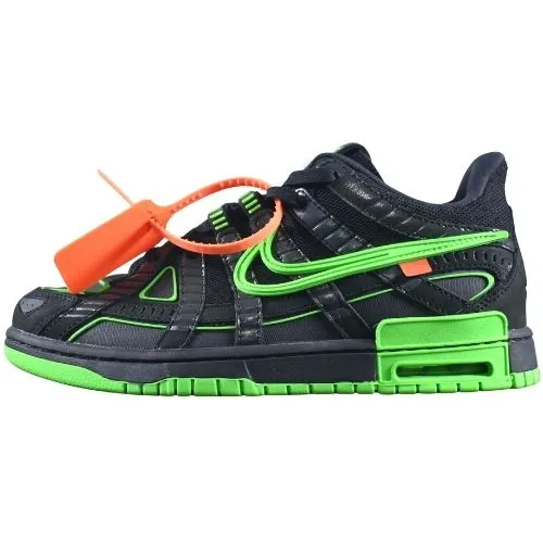 Off-White x Nike Air Rubber Dunk Low “Green Strike” Negro Verde