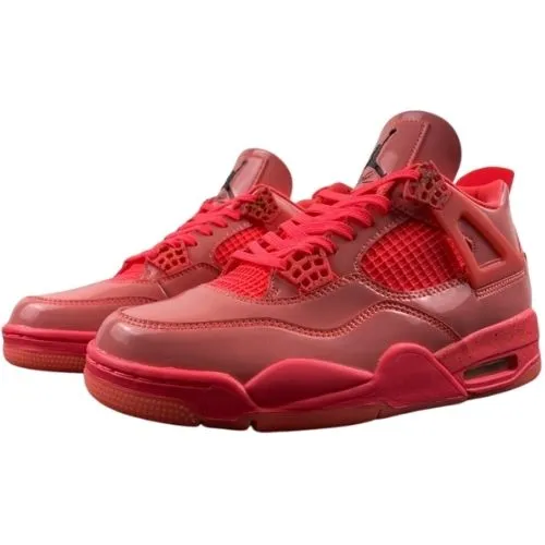 Alternative view of Air Jordan Retro 4 "NRG Hot Punch" Roja Rosa