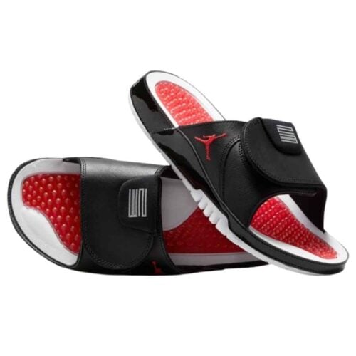 Sandalias Chalas NIKE JORDAN - "Negro/Rojo" + CAJA