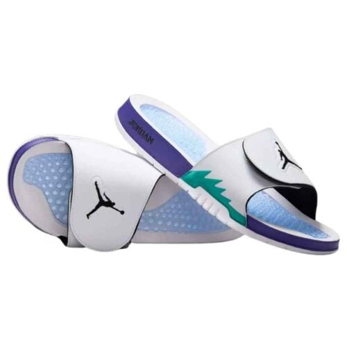 Sandalias Chalas NIKE JORDAN - "Blanco/Celeste" + CAJA