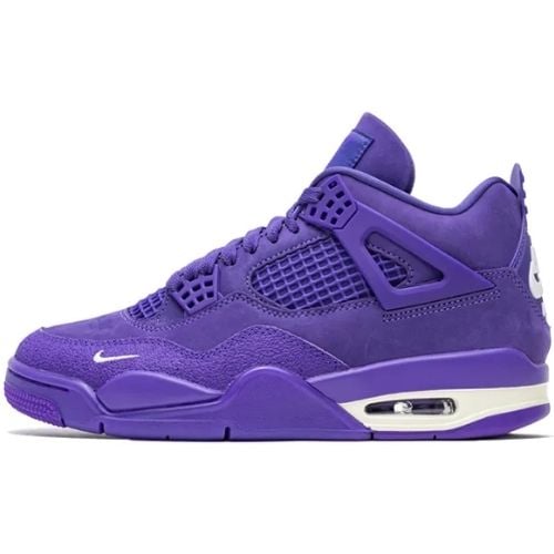 Canyon Purple Nigel Silvester x Air Jordan Retro 4 SP "Brick By Brick Bike 4 Triple Purple Suede" Morado