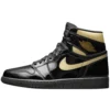 Nike Air Jordan 1 Retro "Black Metallic Gold" Black Gold