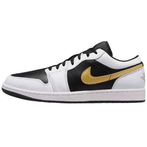 Nike Air Jordan 1 Retro Low "Reverse Panda" Blanco Negro Amarillo