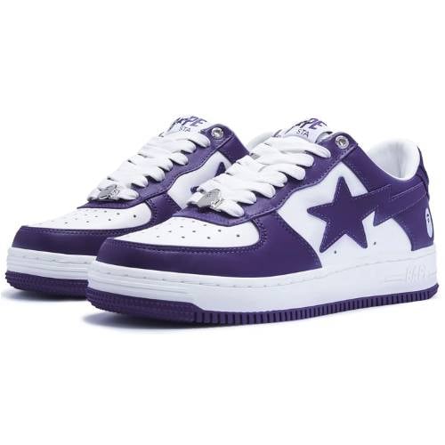 Alternative view of A Bathing Ape BAPE STA #4 M1"Purple Patent Leather" morado confeccionados Cuero Charol