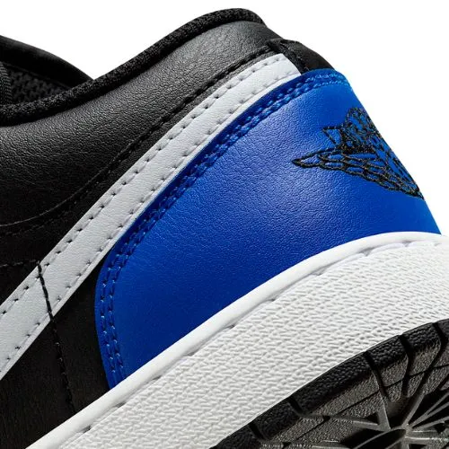 Alternative view of Nike Air Jordan 1 Retro Low ”Black/Royal Toe” Azul Negro