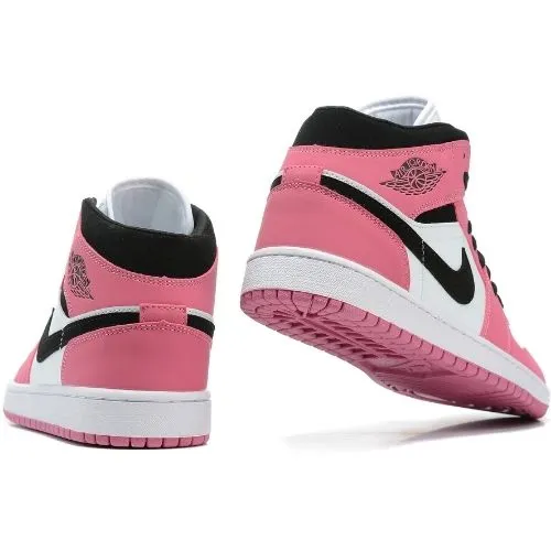 Alternative view of Nike Air Jordan 1 Retro "Berry Pink" Rosa Negro