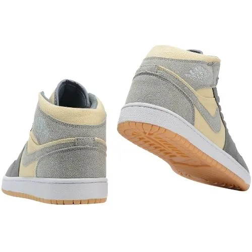Alternative view of Nike Air Jordan 1 Retro "Coconut Milk Particle Grey"