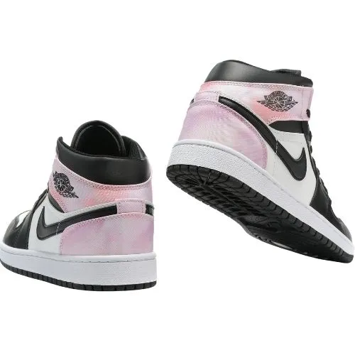 Alternative view of Nike Air Jordan 1 Retro "Zen Master" Negro Rosa