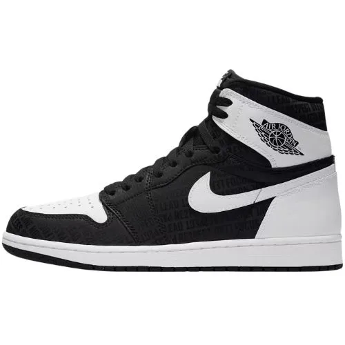 Alternative view of Nike Air Jordan 1 Retro "RE2PECT" Negro Reflectante Blanco