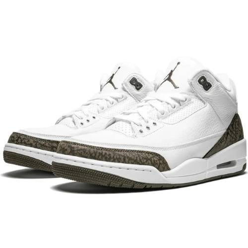 Alternative view of Air Jordan Retro 3 "Mocha" Cafe Blanco