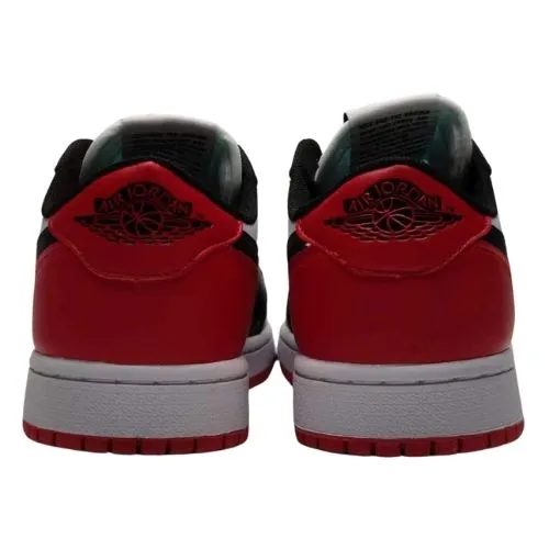 Alternative view of Nike Air Jordan 1 Retro "Black Toe" Rojo Negro