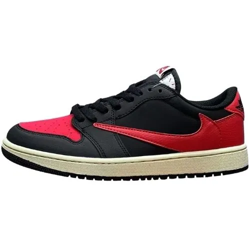 Travis Scott x Nike Air Jordan 1 Retro Low ”BRED” Black Red