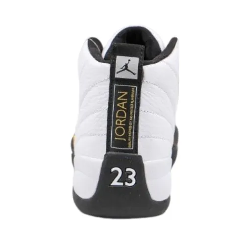 Alternative view of Air Jordan Retro 12 GS "Royalty Taxi" Negro Blanco