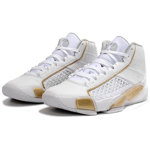 Alternative view of Air Jordan 38 "FIBA" Blanco Dorado