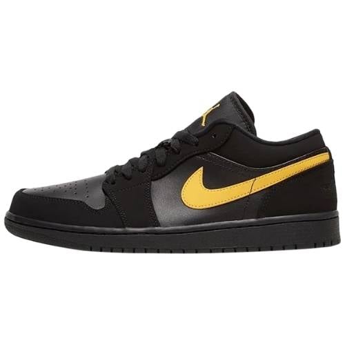 Nike Air Jordan 1 Retro Low "University Gold/Black" Black Gold Negro Dorado