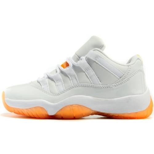 Air Jordan 11 Retro Low "GG" blanco Naranja Cítrico